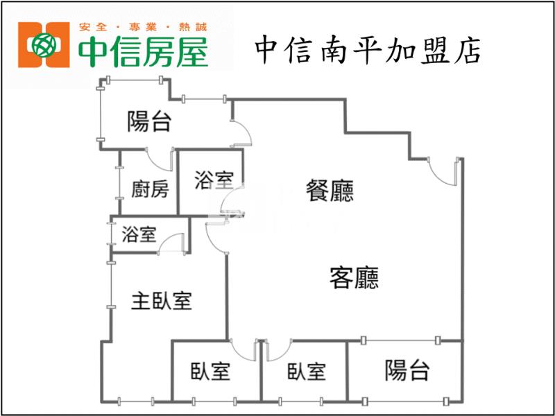 中國江山三房房屋室內格局與周邊環境