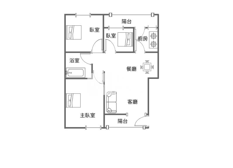 專任|內壢後站 環中商圈3房車房屋室內格局與周邊環境