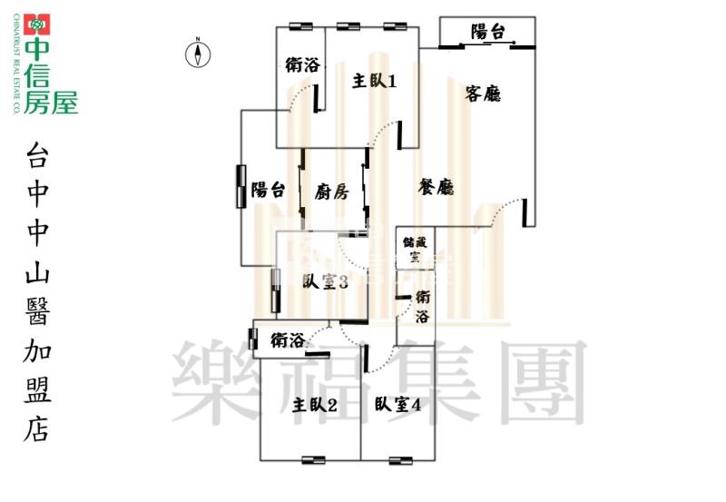 11期順天敦凰精緻裝潢四房雙主臥四平車房屋室內格局與周邊環境
