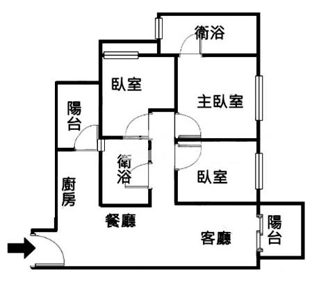 新貴首選國聚之見3房平車房屋室內格局與周邊環境