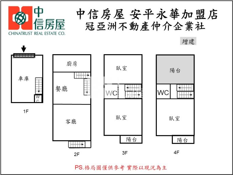 永康正強街車庫別墅房屋室內格局與周邊環境