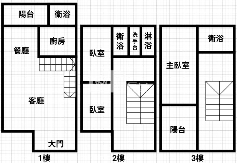 日式清水模雙車位美墅房屋室內格局與周邊環境