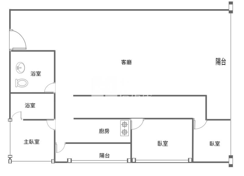 霄裡大池日出景觀3房房屋室內格局與周邊環境