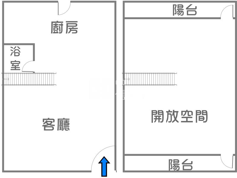 國民市場懷舊透天宅房屋室內格局與周邊環境
