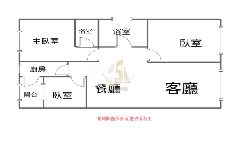 【玖禾】【專】內壢長春商圈輕裝潢3房房屋室內格局與周邊環境