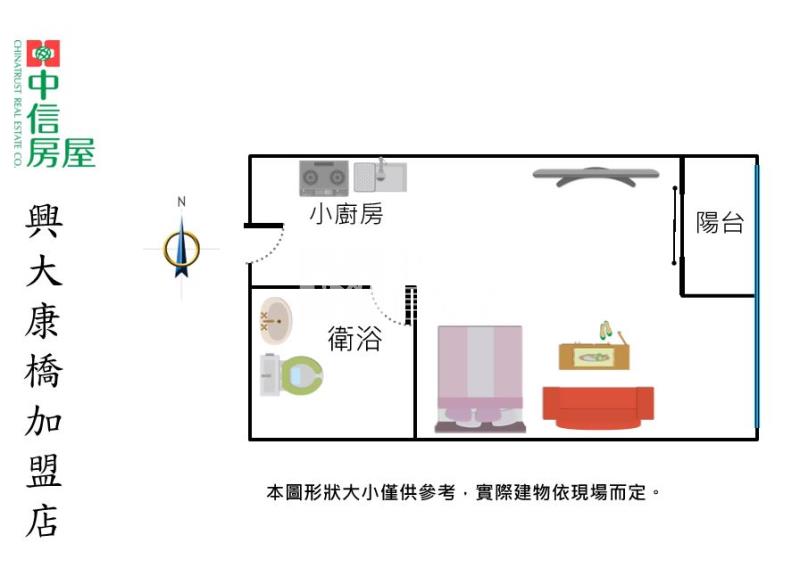 親親戲院全新整理美套房房屋室內格局與周邊環境