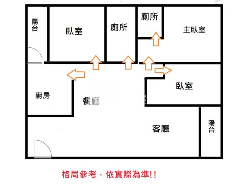 幼獅交流道超值3房房屋室內格局與周邊環境