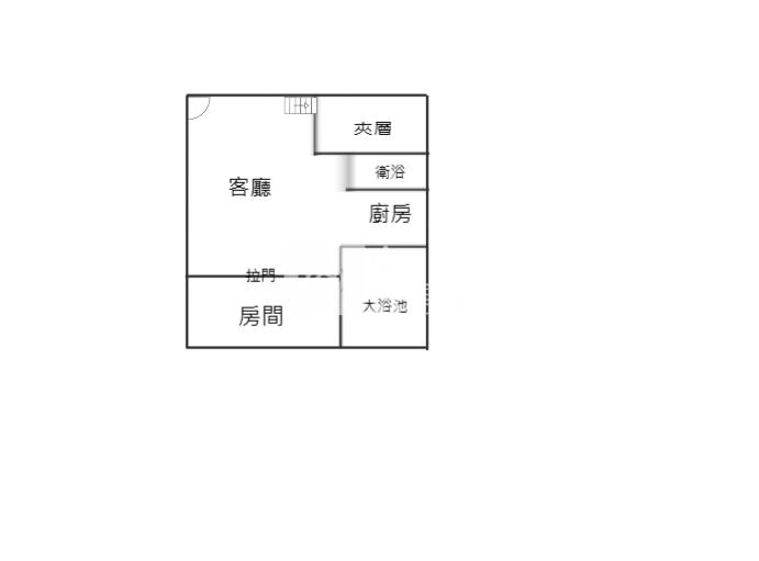 湯圍溝旁大浴池邊間套房房屋室內格局與周邊環境
