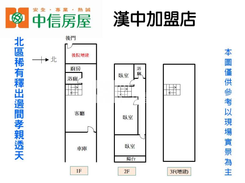 北區稀有釋出邊間孝親透天房屋室內格局與周邊環境