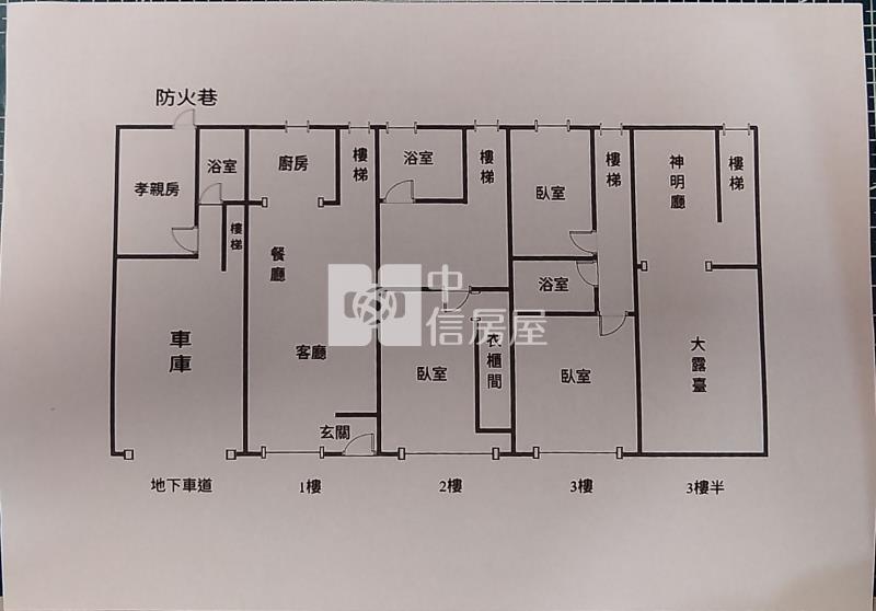 福鎮2社區大車位透天房屋室內格局與周邊環境
