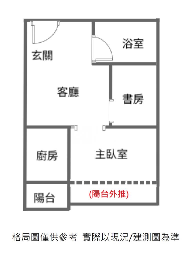 藝文特區黃金地段，自由市2房車，免整理房屋室內格局與周邊環境