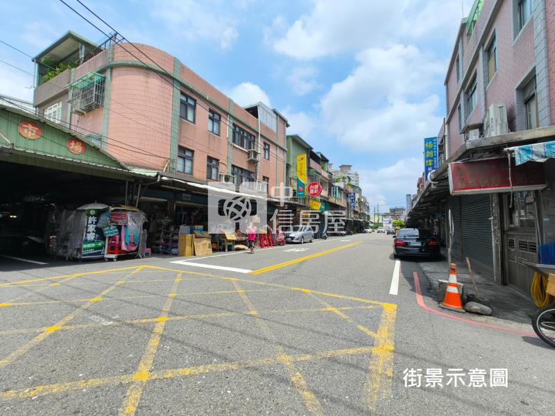 八德高城市場透天金店面,邊間三面採光,台鐵地下化興建中房屋室內格局與周邊環境