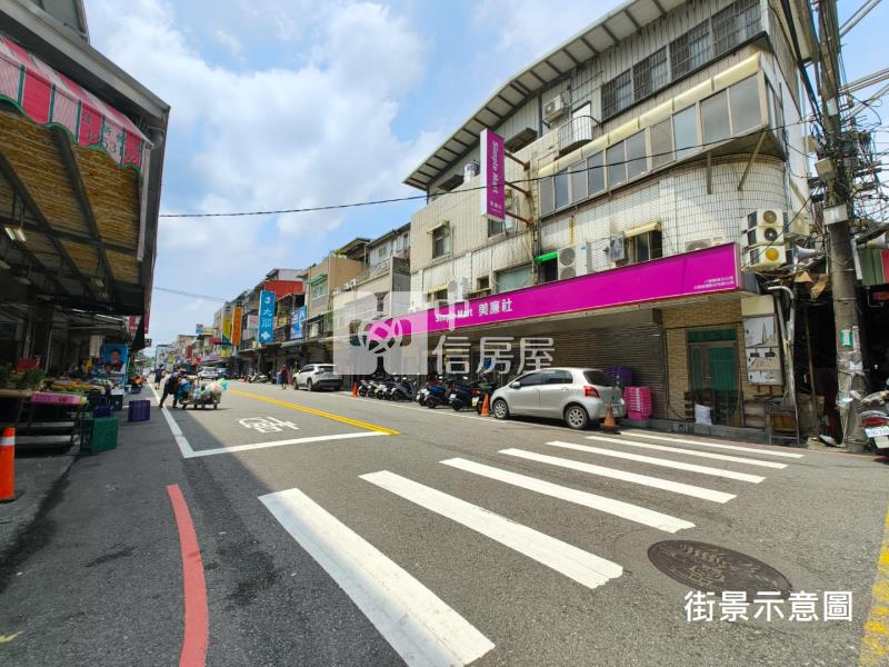 八德高城市場透天金店面,邊間三面採光,台鐵地下化興建中房屋室內格局與周邊環境