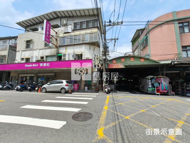 八德高城市場透天金店面,邊間三面採光,台鐵地下化興建中房屋室內格局與周邊環境