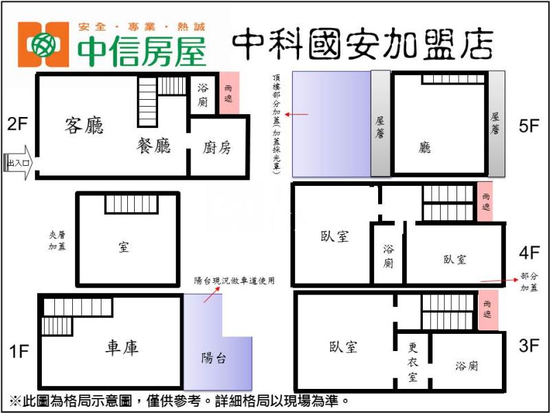 千松富墅震後4房別墅房屋室內格局與周邊環境