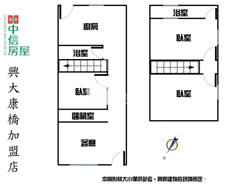 大里低總價活路孝親房透天房屋室內格局與周邊環境