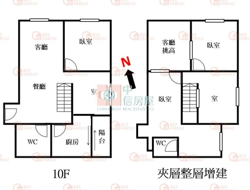 崇德商圈樓中樓四房平車房屋室內格局與周邊環境