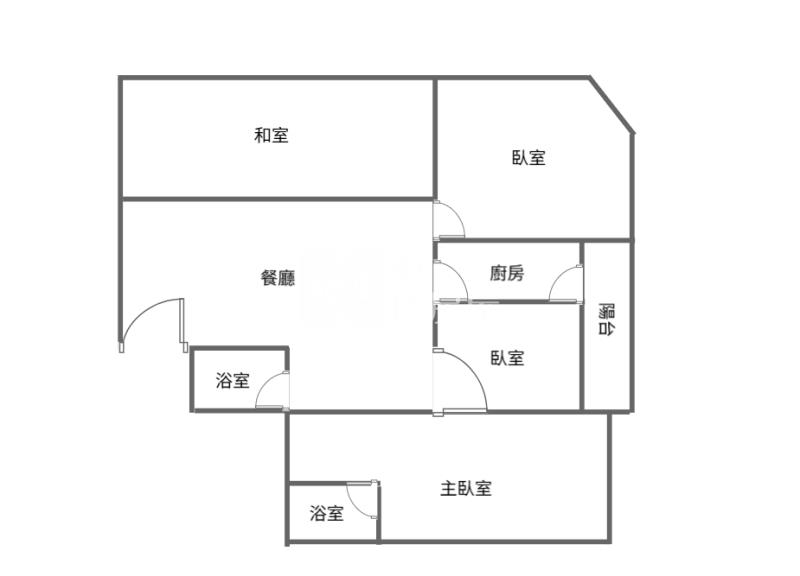 【奔馳】近台茂.市場.電通市四房房屋室內格局與周邊環境