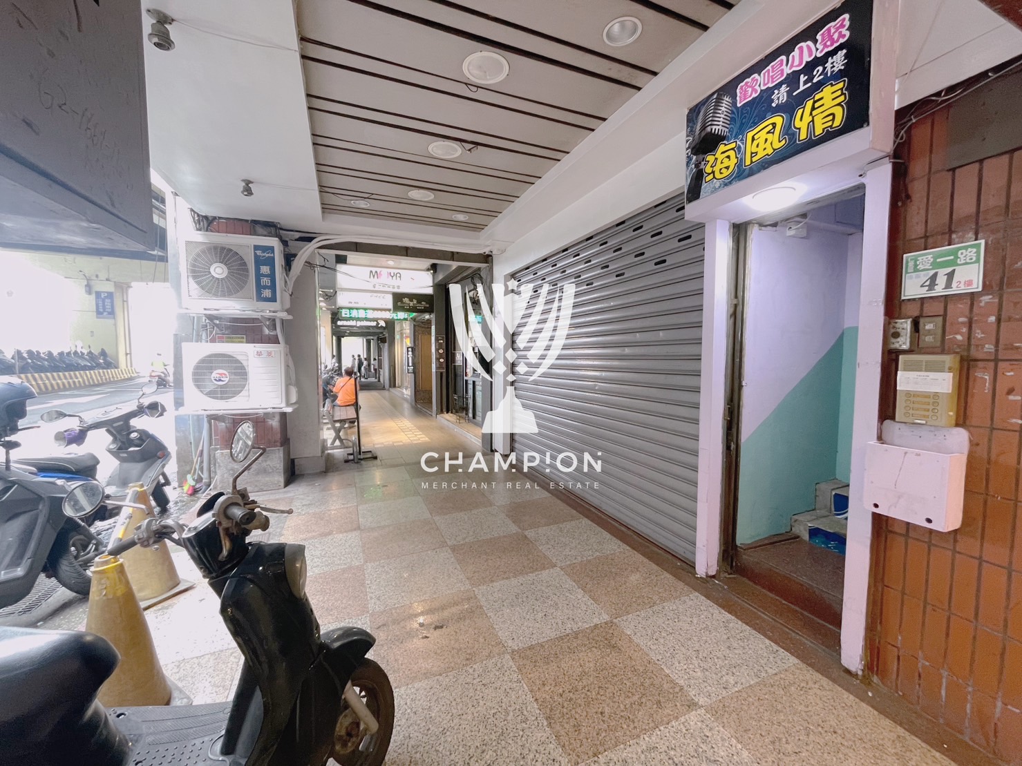 【冠軍】愛一路廟口金店面房屋室內格局與周邊環境