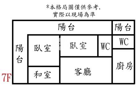 北區大武街2+1房溫馨電寓房屋室內格局與周邊環境
