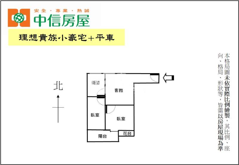 理想貴族小豪宅+平車房屋室內格局與周邊環境