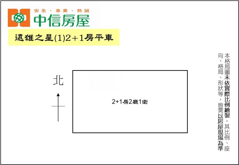 遠雄之星(1)2+1房平車房屋室內格局與周邊環境