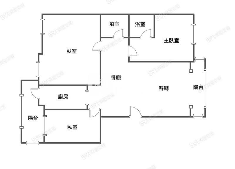 大遠百稀有四房平車房屋室內格局與周邊環境