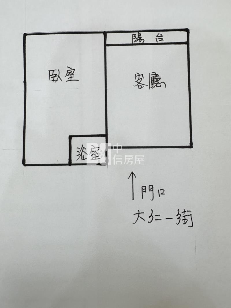 大仁一街套房房屋室內格局與周邊環境