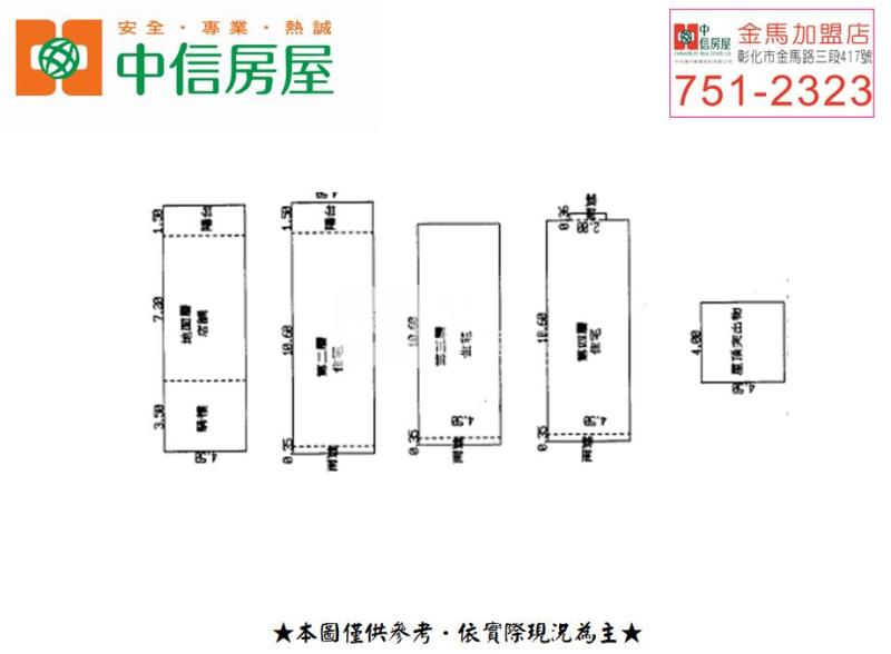 彰興國中大店面房屋室內格局與周邊環境