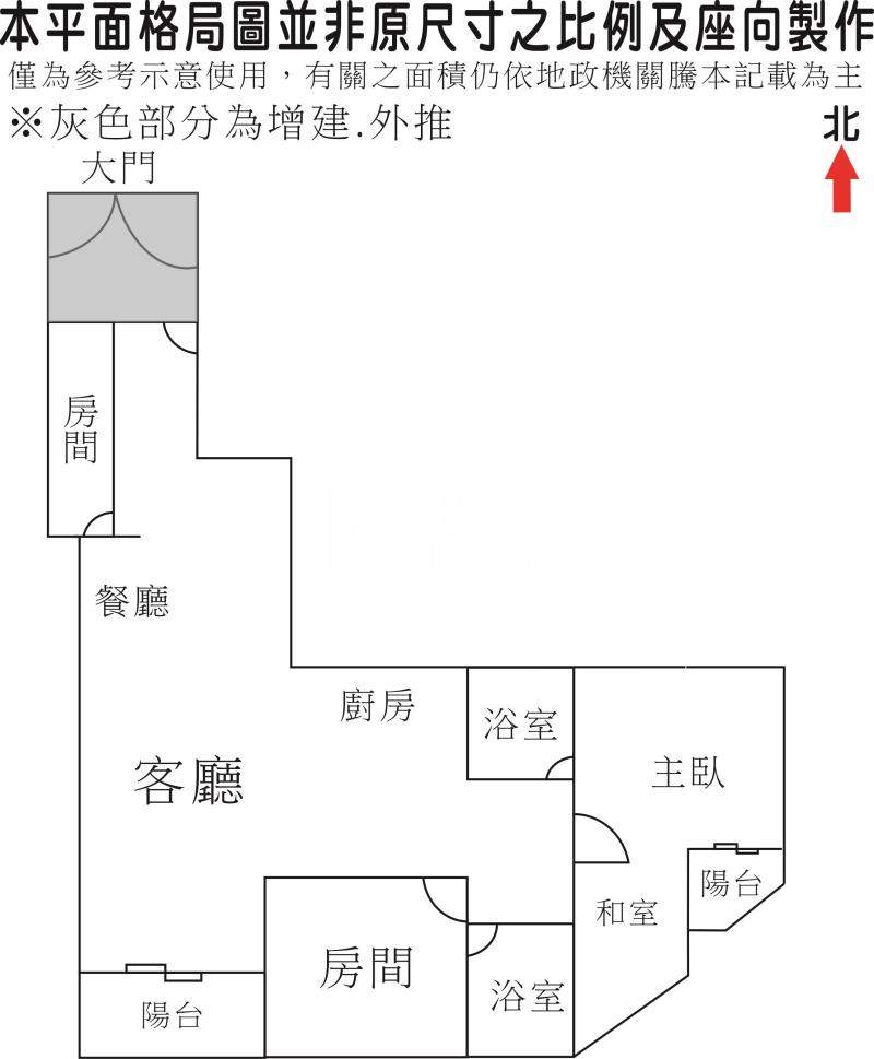 近東菜市大坪數三房車寓房屋室內格局與周邊環境