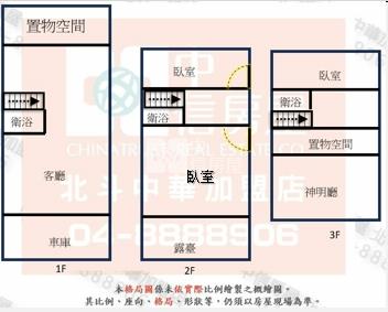 埤頭近溪湖面寬5.5米透天房屋室內格局與周邊環境