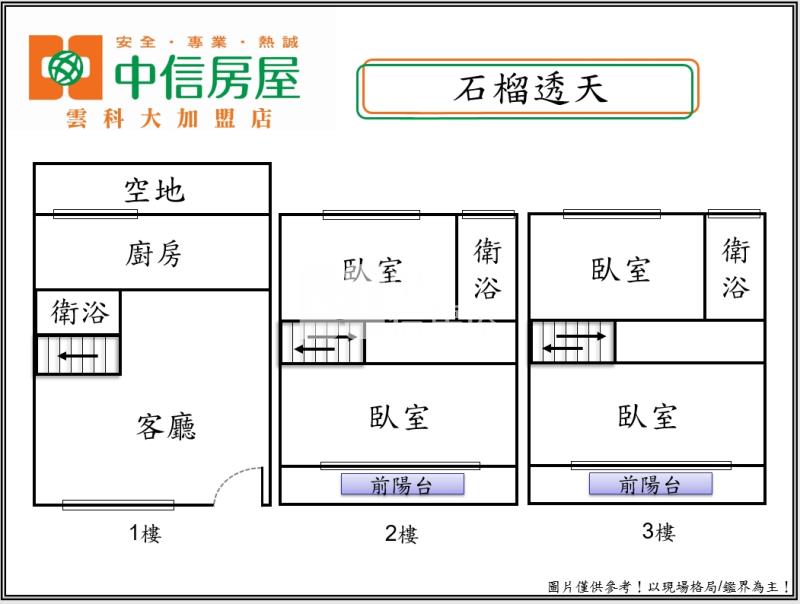 石榴透天房屋室內格局與周邊環境