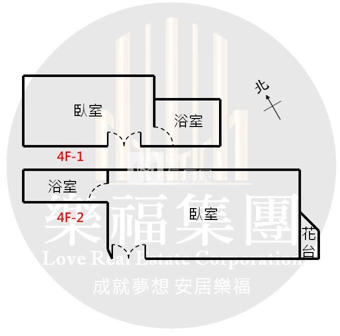一中商圈旁1+1=雙套房房屋室內格局與周邊環境