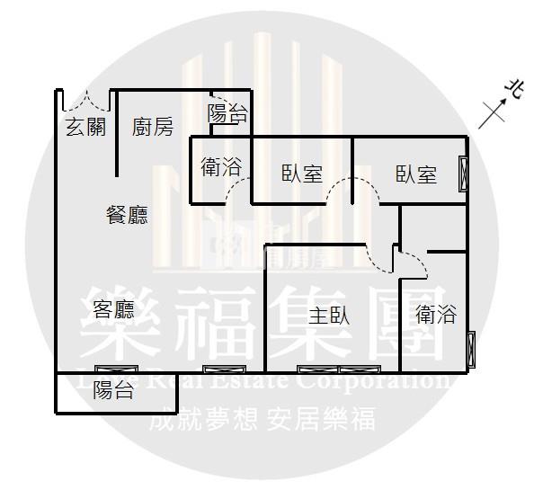浩瀚森之道三房雙平車房屋室內格局與周邊環境