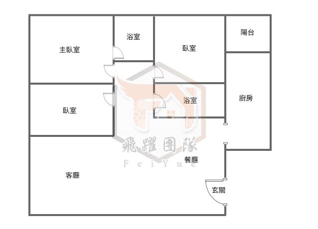 內壢水悅三房車/行情價稀有釋出房屋室內格局與周邊環境