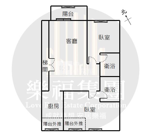 南屯捷運站2房2衛+平車房屋室內格局與周邊環境