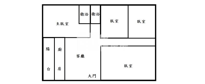 竹北電梯精美大四房房屋室內格局與周邊環境
