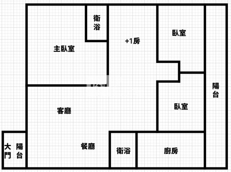比佛利波士頓電梯3+1房房屋室內格局與周邊環境