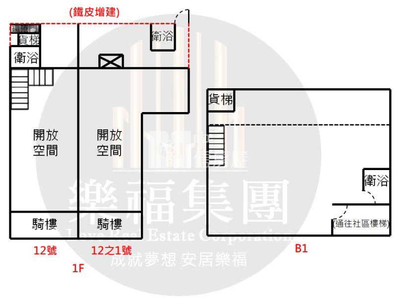 西區教育大學|十米活路|八米面寬雙店面房屋室內格局與周邊環境