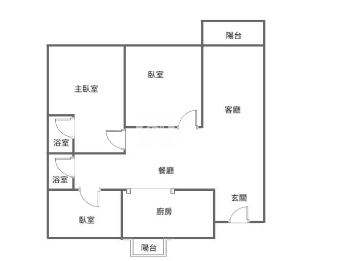 【安家】內壢車站大學市景觀3房車房屋室內格局與周邊環境