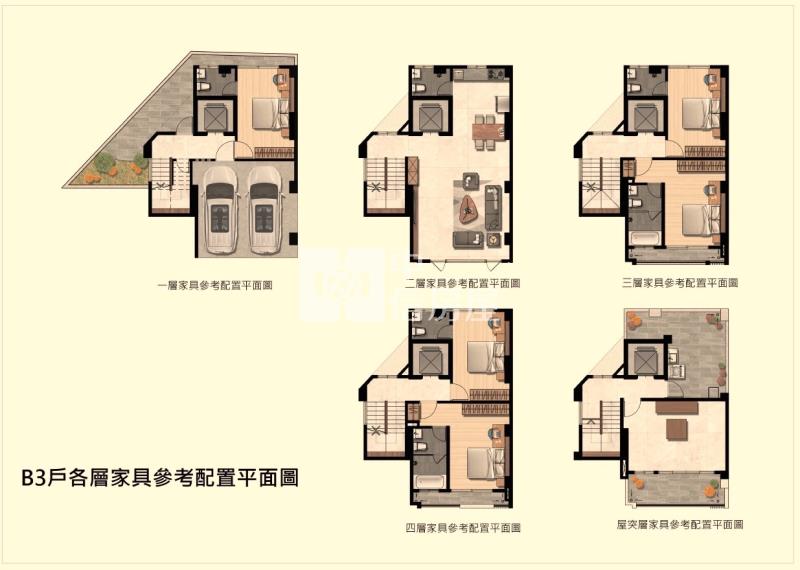 大里二期全新五套房雙車電梯別墅房屋室內格局與周邊環境