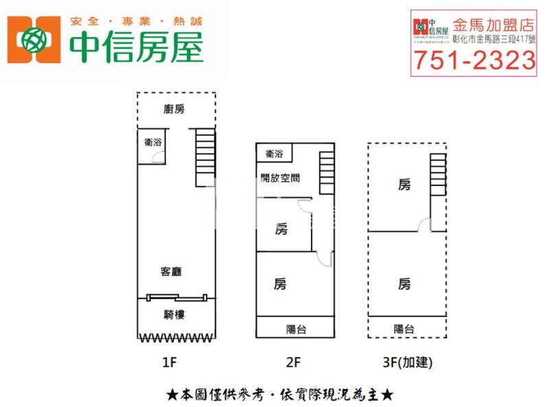 和美孝義路透天房屋室內格局與周邊環境
