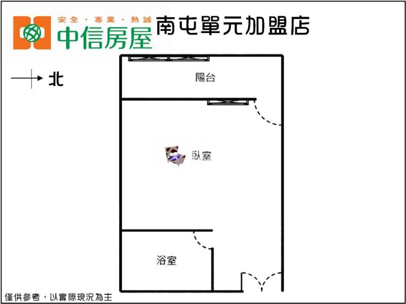 北區收租溫馨套房房屋室內格局與周邊環境