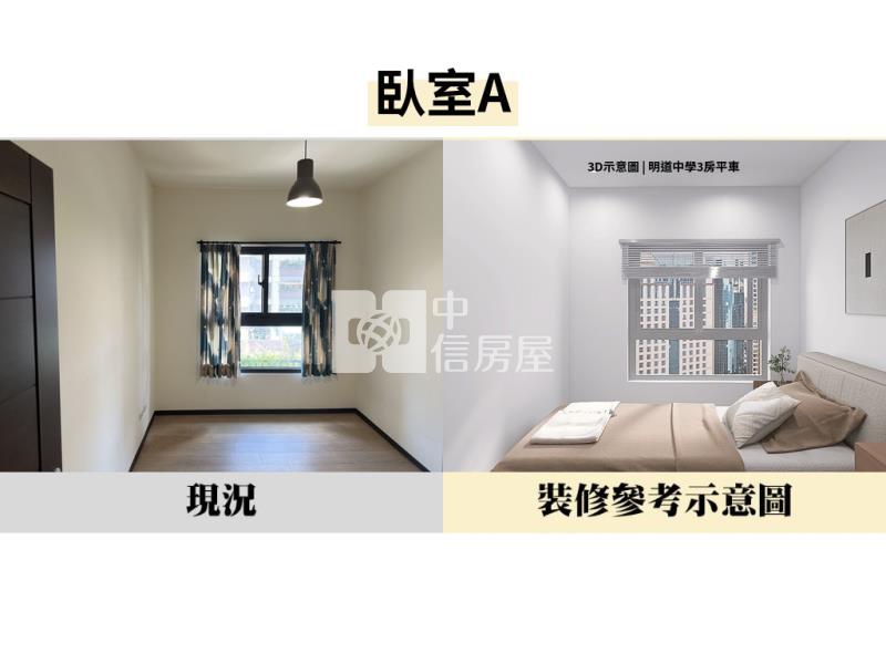 烏日明道中學允將禮湛3房平車房屋室內格局與周邊環境