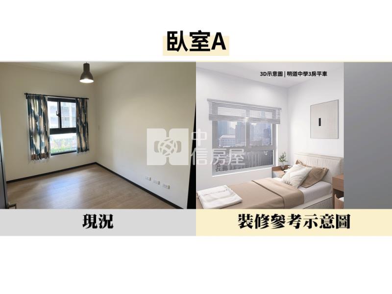 烏日明道中學允將禮湛3房平車房屋室內格局與周邊環境