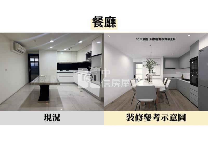 獨家！科博館旁視野帝王戶雙平車房屋室內格局與周邊環境