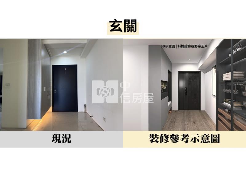 獨家！科博館旁視野帝王戶雙平車房屋室內格局與周邊環境