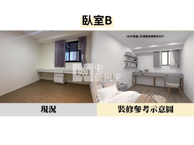 獨家！科博館旁視野帝王戶雙平車房屋室內格局與周邊環境