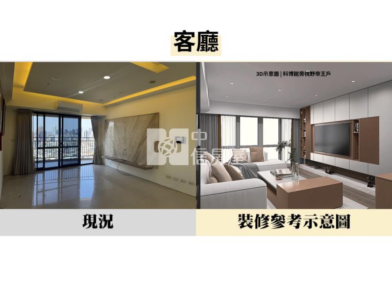 獨家！科博館旁視野帝王戶雙平車房屋室內格局與周邊環境