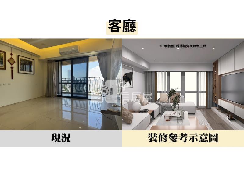 獨家！科博館旁視野帝王戶雙平車房屋室內格局與周邊環境